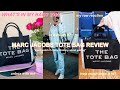 MARC JACOBS TOTE BAG REVIEW + UNBOXING, WHAT FITS INSIDE, IS IT WORTH IT? *what’s in my bag 2022*