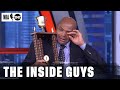 Championship Chuck Gets A Trophy & Gives Speech After Winning Race To Board Over Kenny | NBA on TNT