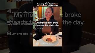 Ranking The Best Mom In The 90’s Trend Ever (Part 2) #shorts #tiktok #usa