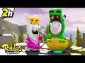 Rabbids in disguise! 🐲👑 | RABBIDS INVASION 🐰 | 2H Compilation | Cartoon for kids