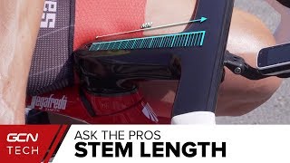 GCN Tech Asks The Pros | How Do You Choose Your Stem Length?