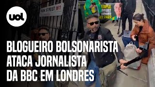 Blogueiro que se encontrou com Bolsonaro em Londres ataca jornalista da BBC