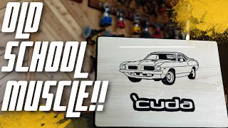 Who needs a CNC?? - Freehand Carving A 1970 'Cuda