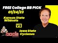 College Basketball Pick - Kansas State vs Iowa State Prediction, 1/24/2023 Free Best Bets & Odds