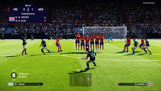 PES 2021 | Costa Rica vs Argentina | Messi Free Kick Goals | FIFA World Cup Matchday#1