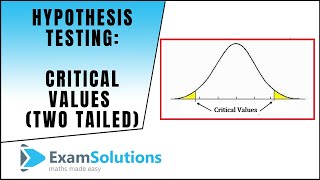Hypothesis Testing - Critical Values - Two Tail Test - Binomial Distribution : ExamSolutions