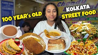 100 Year Old Street Food in South Kolkata-Puchka, Chilla, Radhu Babu Chicken Kosha & more