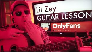 How To Play OnlyFans - Lil Zey Guitar Tutorial (Beginner Lesson!)
