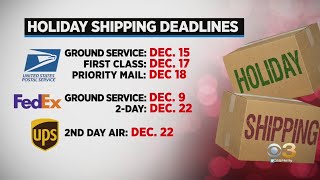 USPS, UPS, Set Holiday Shipping Deadlines