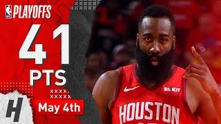 James Harden  Game 3 Highlights Rockets vs Warriors 2019 NBA Playoffs - 41 Pts,