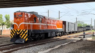 08/02/2023 台鐵 7202次 散裝貨列 本務R66柴電機車 斗南出發 / TRA EMD G12 leading manifest train,Dounan departure