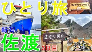 【佐渡ひとり旅＃3】観光・ドライブ【佐渡金山・道遊の割戸・佐渡奉行所・弁慶のはさみ岩】4/47