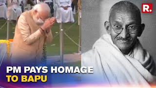 Gandhi Jayanti: PM Modi Pays Floral Tributes To Mahatma Gandhi At Rajghat | Republic TV