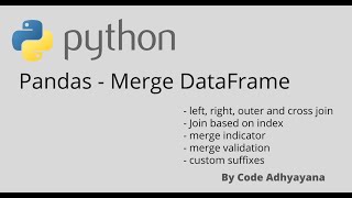 8. Merge DataFrame | Pandas | Python