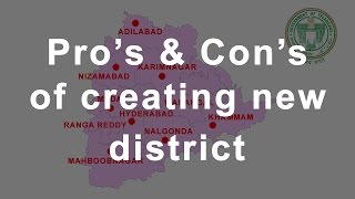 Telangana State has 17 New Districts - How and Why