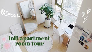 seoul loft apartment room tour ($1000/month) 🏡✨