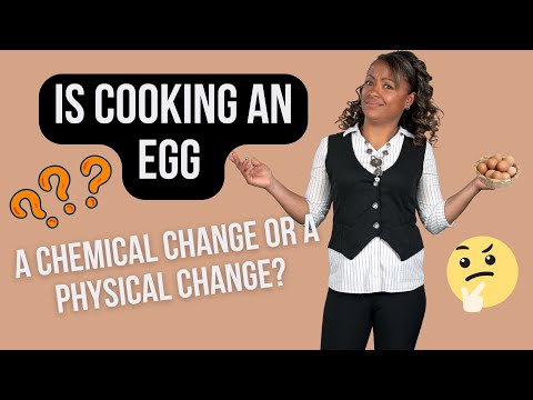 Is boiling an egg a physical or chemical change?