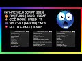 Infinite Yield Script Showcase (2025) — OP Commands & Features