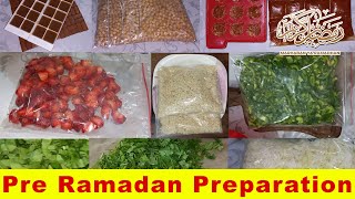 Ramadan Food Preparation | Ramadan 2023 | Pre Ramadan Preparation - Part 3