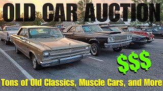 Finding Rare Old Car Gems in the GIANT Spring Carlisle Car Auction 2024
