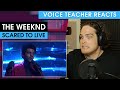 The Weeknd: Scared to Live | Voice Teacher Reacts