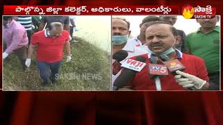 District Collector Pond Cleaning Program in Vizianagaram || Purification of Red Pond in Vizianagaram