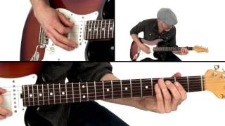 Blues Rock Groove - Painful Memory #2 - Guitar Lesson - Jeff McErlain