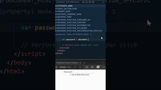 Show/Hide Password Using JavaScript | devRasen | How to Hide and Show Password Using JS