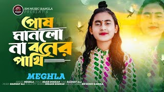 পোষ মানলো না বনের পাখি 🔥 মেঘলা 🔥Posh Manlo Na Boner Pakhi 🔥Meghla 🔥RM MUSIC BANGLA🔥New Sad Song 2024