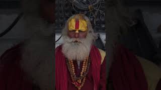 Travel footage. Kathmandu Nepal. Sadhus at Pashupatinath one of the most holy places in the world