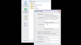 CmapTools: How to Create a Folder