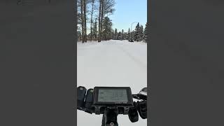 Electric Bike vs Deep Snow #mtb #cheapebike #gopro #winter #snow