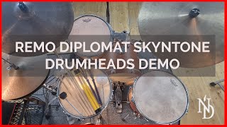 Remo Diplomat Skyntone drumheads - DEMO