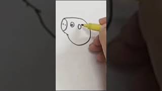 How to draw🐷 peppa pig🐷