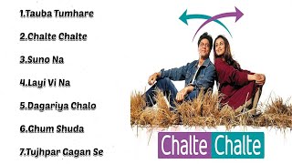 Chalte Chalte Jukebox Audio Album 01 SRK Rani Abhijeet Alka Shukhwinder Udith