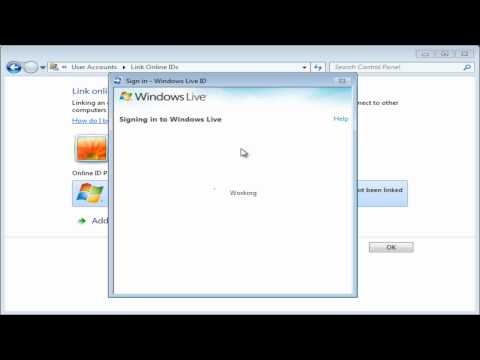 Link Windows Live ID accounts and Regular Windows accounts Link Windows Live ID accounts and Regular Windows accounts