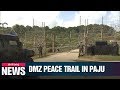 Third 'DMZ Peace Trail' opens to public in Paju Sat.