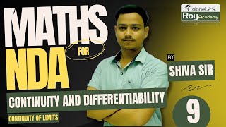 NDA 2025 | Continuity and differentiability | Maths for NDA by Shiva Sir | Col. Roy Defence Academy