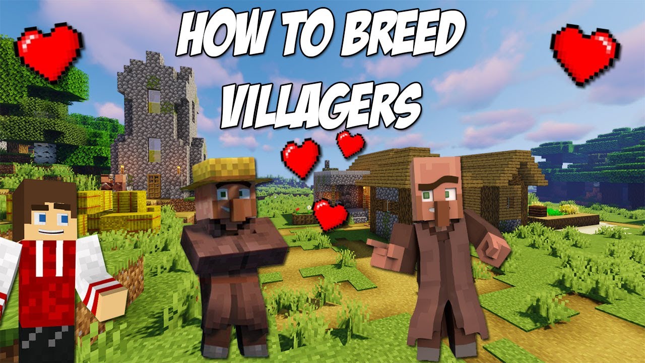 How To Breed Villagers In Minecraft - YouTube