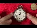 westclox bull s eye pocket watch movement 1963 dollar watch