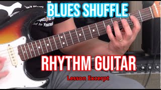 Guitar Wisdom Blues Shuffle Rhythm Guitar Demo