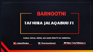 SAGANTAA  BARNOOTA    TAFSIIRAA SUURAA RA’IDI  19 - 28