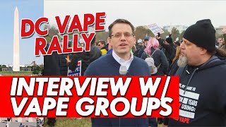 DC Vape Rally -  Interview With Vape Organizations (AVA, NYSVA, SFATA \u0026 VTA)