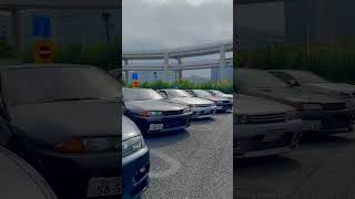 カッコいい！歴代GT-R勢揃い！#daikoku #nissan #gtr #gtr35 #gtr34 #gtr33 #gtr32 #japancars