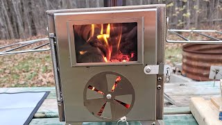 Cheap wood stove for winter camping