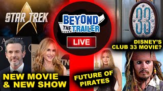 Star Trek Simon Kinberg & Holly Hunter, Pirates of the Caribbean 6 Johnny Depp &