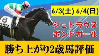 6月3日、4日勝ち上がり2歳馬全頭評価。9馬身圧勝！！開幕早々怪物誕生か！？接戦を制したボンドガール！！