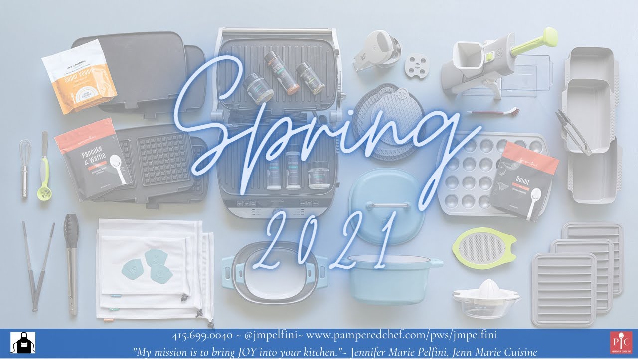 Overview Of Pampered Chef Spring Launch Products 2021 - YouTube