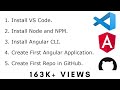 Angular Project Setup in Visual Studio Code