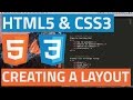 HTML5 and CSS3 beginner tutorial 30 - Creating a simple website layout